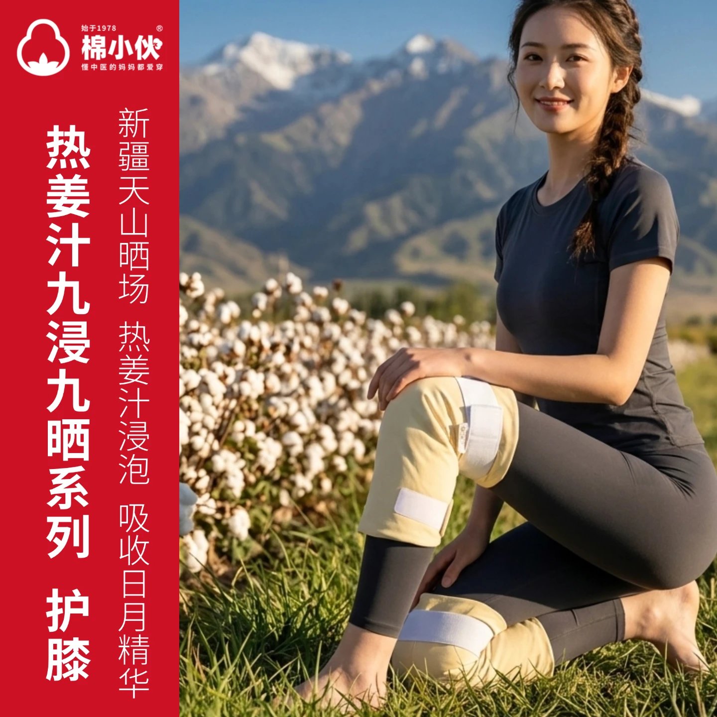 棉小伙九九姜芯护膝